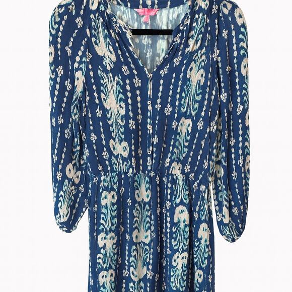 Lilly Pulitzer Dresses & Skirts - Lilly Pulitzer Boho Peasant Dress – Size Small